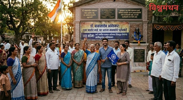 जय भीम म्हणायला का लाज वाटते?