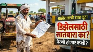 डिझेल साठी चक्क सातबारा अट शेतकरी त्रस्त