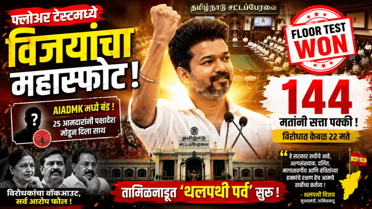 १४४ आमदारांचे पाठबळ, विरोधक अवघ्या २२ मतांवर