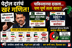 “पेट्रोल दरांवरून नागरिकांची दिशाभूल थांबवा; कररचनेवर बोला”
