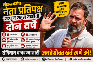 राहुल गांधी: नेता प्रतिपक्ष म्हणून दोन वर्षांचा यशस्वी संघर्ष