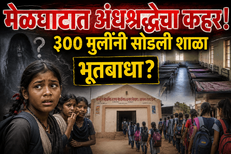 भूतबाधेच्या अफवेने ३०० विद्यार्थिनींनी सोडली मेळघाटातील आश्रम शाळा